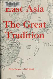 Cover of: East Asia: The great tradition
