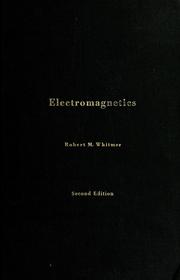 Electromagnetics by Robert Morehouse Whitmer