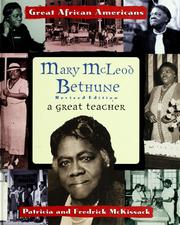 Cover of: Mary McLeod Bethune by Patricia McKissack
