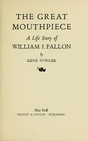 Cover of: The great mouthpiece