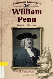 Cover of: William Penn by Norma Jean Lutz