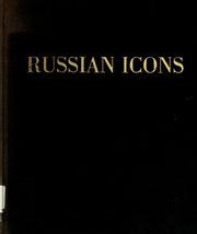 Cover of: Russian icons by Tamara Talbot Rice