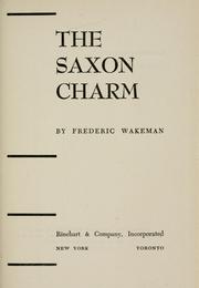 Cover of: The Saxon charm.