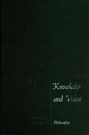 Cover of: Knowledge and value by Elmer W. Sprague