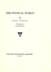 Cover of: This physical world