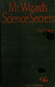 Cover of: Mr. Wizard's science secrets.: [With Willie Watson and Betsy Taylor.