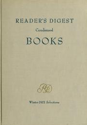 Cover of: Reader's digest condensed books: Winter 1951 Selections