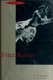 Cover of: Fritz Reiner by Philip Hart