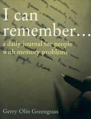 Cover of: I Can Remember by Jerry Olin Greengrass