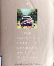 Cover of: The essential guide to lesbian and gay weddings by Tess Ayers