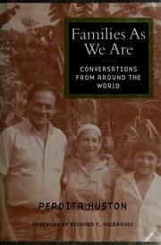 Cover of: Families As We Are: Conversations From Around the World
