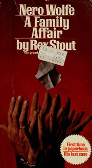 Cover of: A family affair by Rex Stout