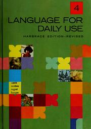 Cover of: Language for daily use by Mildred Agnes Dawson