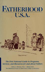 Cover of: Fatherhood U.S.A. by Debra G. Klinman