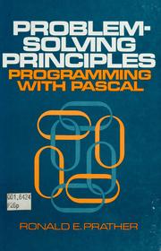 Cover of: Problem-solving principles by Ronald E. Prather