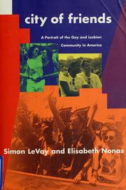 Cover of: City of Friends by Simon LeVay