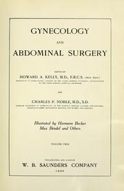 Cover of: Gynecology and abdominal surgery