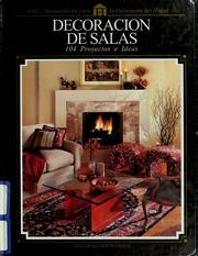 Cover of: Decoración de salas by 