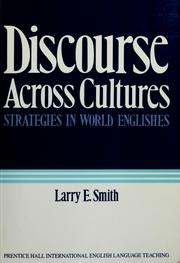 Cover of: Discourse across cultures
