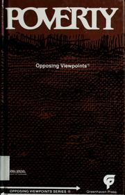 Cover of: Poverty: opposing viewpoints