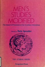 Men's studies modified by Dale Spender