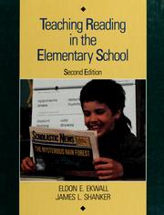 Cover of: Teaching reading in the elementary school by Eldon E. Ekwall