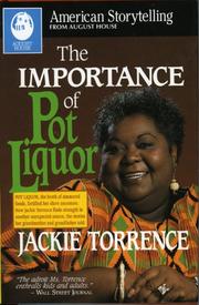 Cover of: The importance of pot liquor
