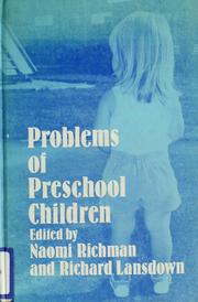 Problems of preschool children