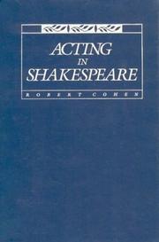 Cover of: Acting in Shakespeare