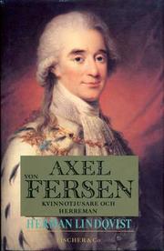 Cover of: Axel von Fersen: [kvinnotjusare och herreman]