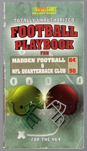 Football Playbook by Bill Kunkel, Ken Vance