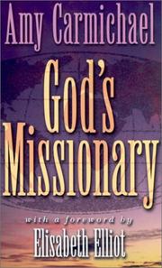 Cover of: God's Missionary by Amy Carmichael