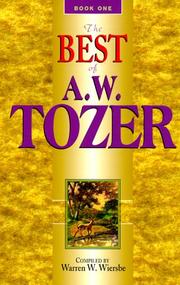 Cover of: Best of A.W. Tozer, Book 1