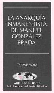 Cover of: Anarquia Inmanentista de Manuel Gonzalez Prada