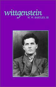 Cover of: Wittgenstein by William Warren Bartley