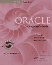 Cover of: Oracle, a beginner's guide