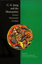 Cover of: C.G. Jung and the Humanities: Toward a Hermeneutics of Culture