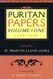 Cover of: Puritan papers by edited by J.I. Packer ; foreword by W. Robert Godfrey.