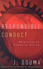 Cover of: Responsible Conduct: Principles of Christian Ethics