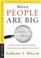 Cover of: When people are big and God is small