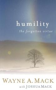 Cover of: Humility by Wayne A. Mack, Joshua Mack