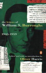 Cover of: The letters of William S. Burroughs