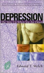 Cover of: Depression: The Way Up When You Are Down (Resources for Changing Lives)