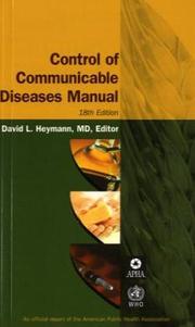 Cover of: Control Of Communicable Diseases Manual (Control of Communicable Diseases Manual) (Control of Communicable Diseases Manual)