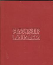 Censorship landmarks by Edward De Grazia