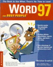 Cover of: Word 97 for busy people by Christian Crumlish