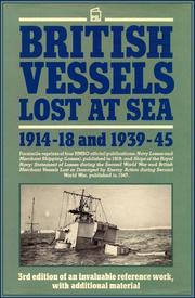 Cover of: British vessels lost at sea, 1914-18 and 1939-45.