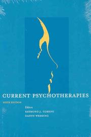 Cover of: Current psychotherapies