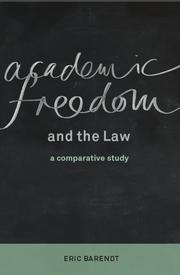 Academic freedom and the law : a comparative study