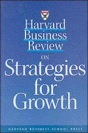 Cover of: Harvard business review on strategies for growth. by 